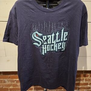 Fanatics Seattle Kraken NHL Hockey Dark Blue  T-Shirt Mens Size XLarge New